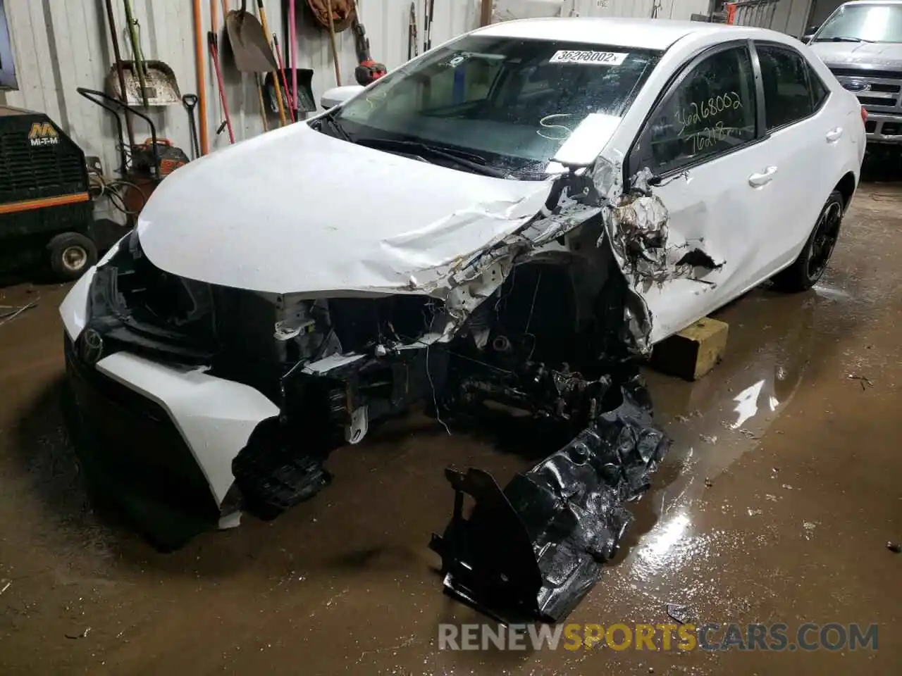 2 Photograph of a damaged car 2T1BURHE7KC175050 TOYOTA COROLLA 2019