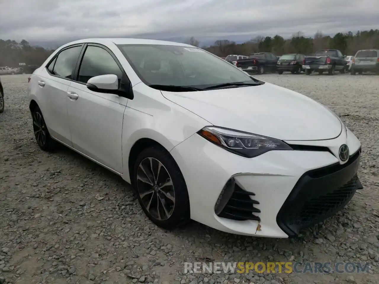 1 Photograph of a damaged car 2T1BURHE7KC176151 TOYOTA COROLLA 2019