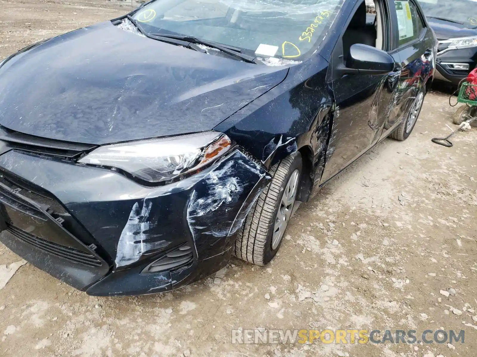 9 Photograph of a damaged car 2T1BURHE7KC176957 TOYOTA COROLLA 2019