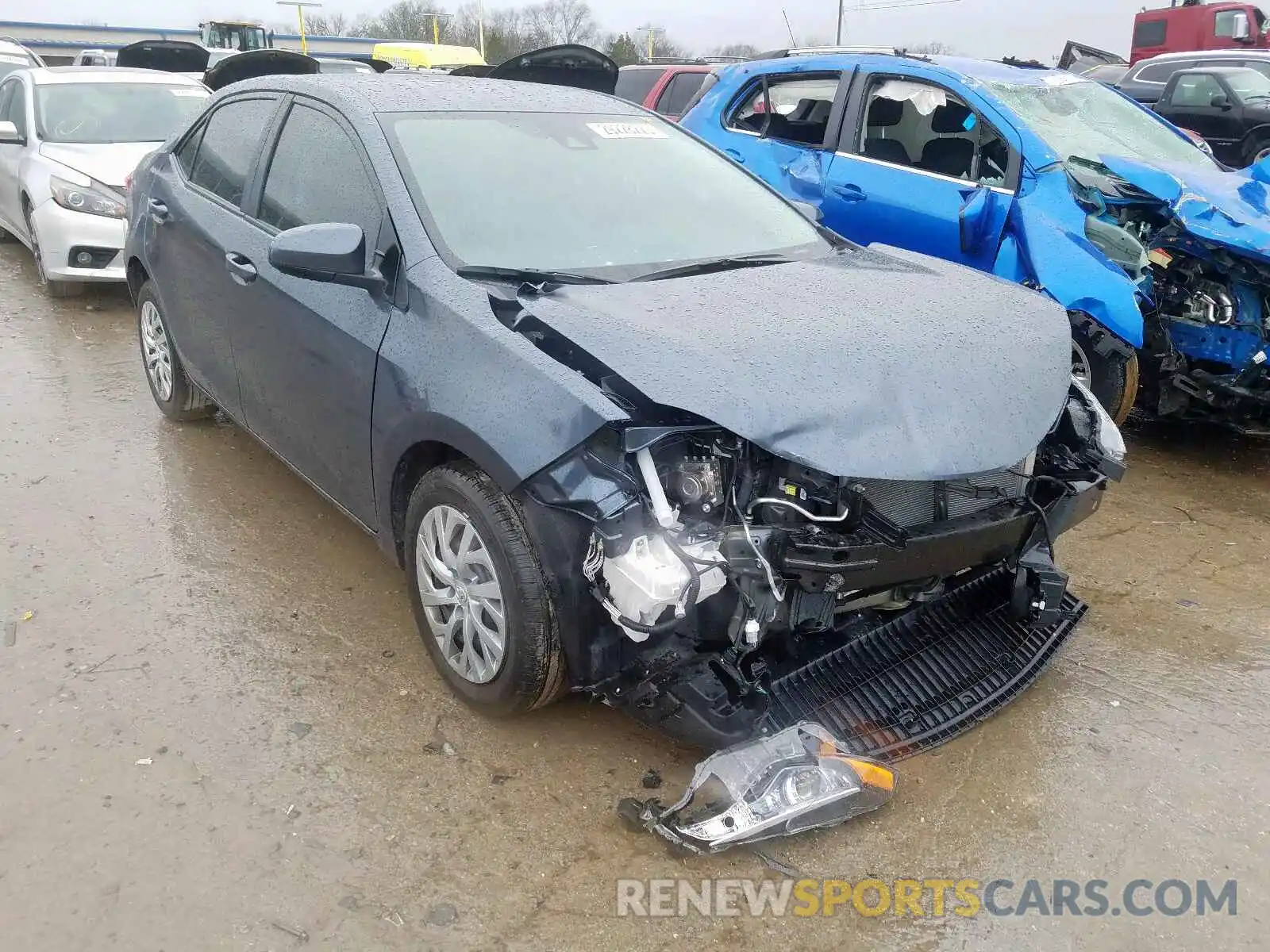 1 Photograph of a damaged car 2T1BURHE7KC177123 TOYOTA COROLLA 2019