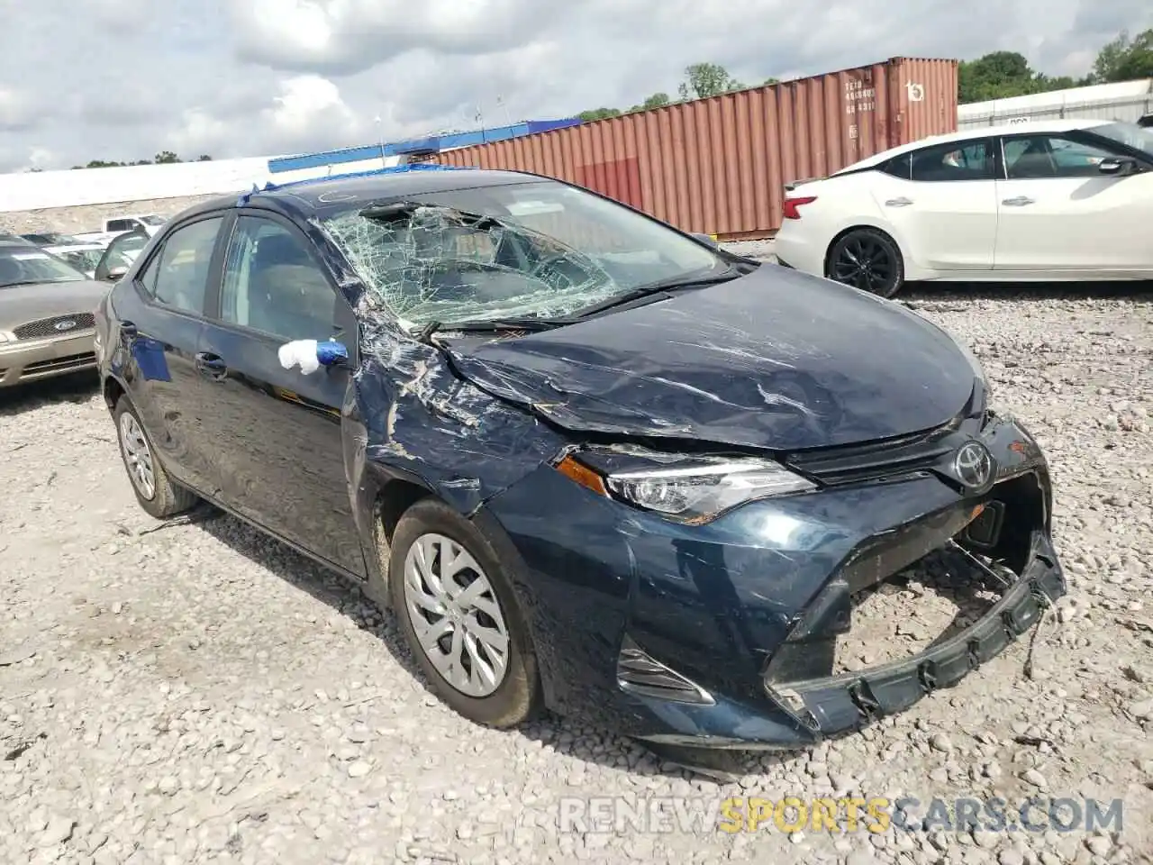 1 Photograph of a damaged car 2T1BURHE7KC177204 TOYOTA COROLLA 2019