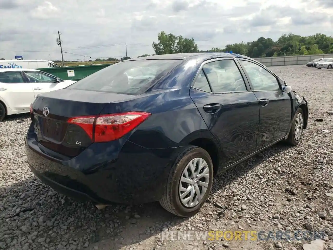 4 Photograph of a damaged car 2T1BURHE7KC177204 TOYOTA COROLLA 2019