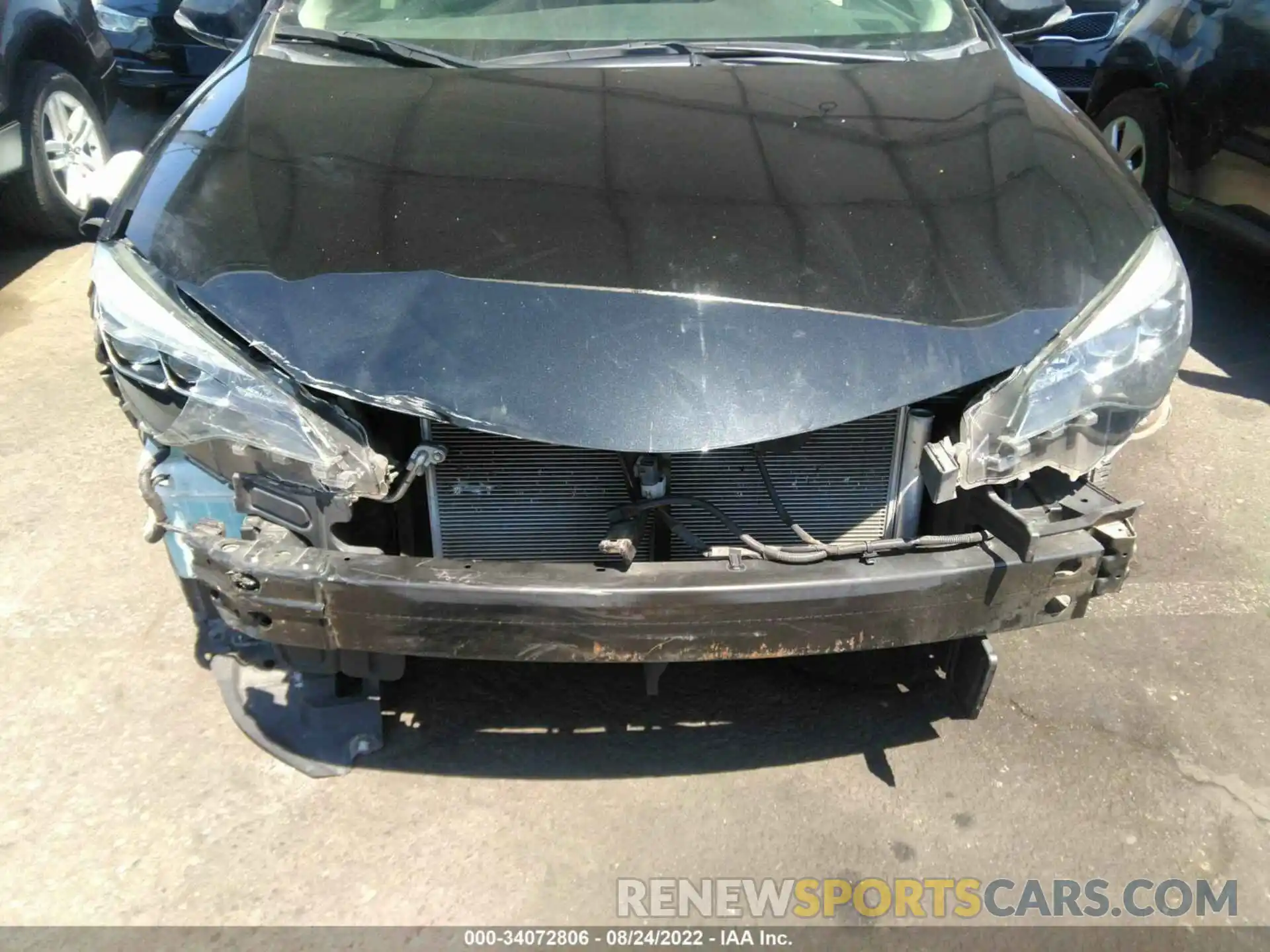 6 Photograph of a damaged car 2T1BURHE7KC177347 TOYOTA COROLLA 2019