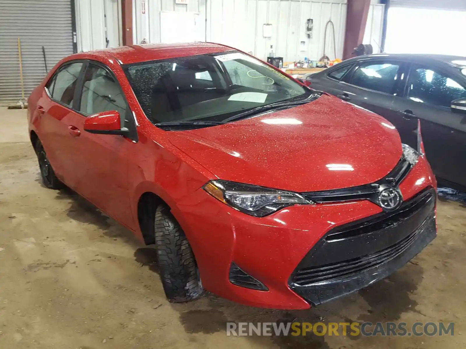 1 Photograph of a damaged car 2T1BURHE7KC177350 TOYOTA COROLLA 2019