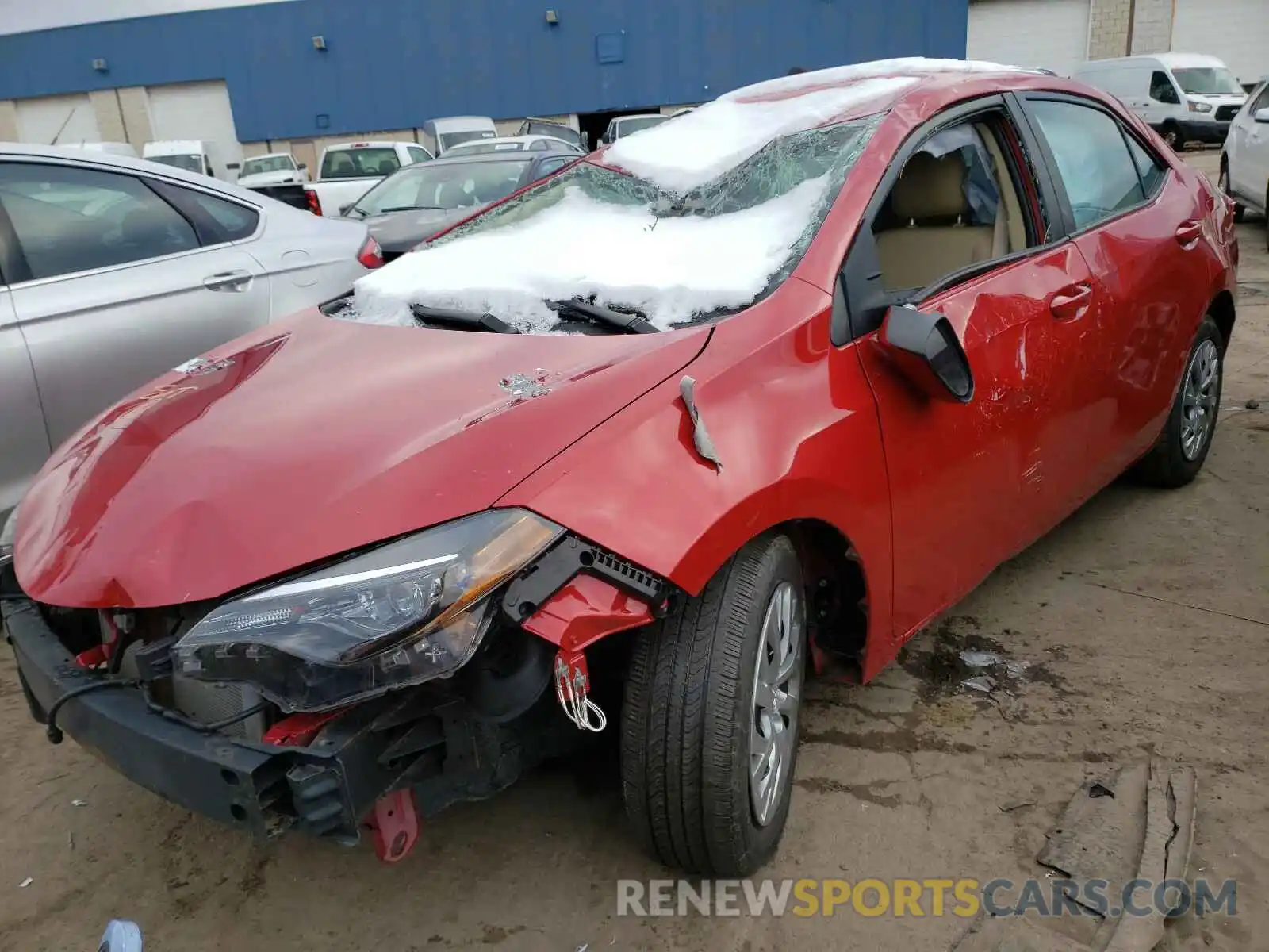 2 Photograph of a damaged car 2T1BURHE7KC177669 TOYOTA COROLLA 2019