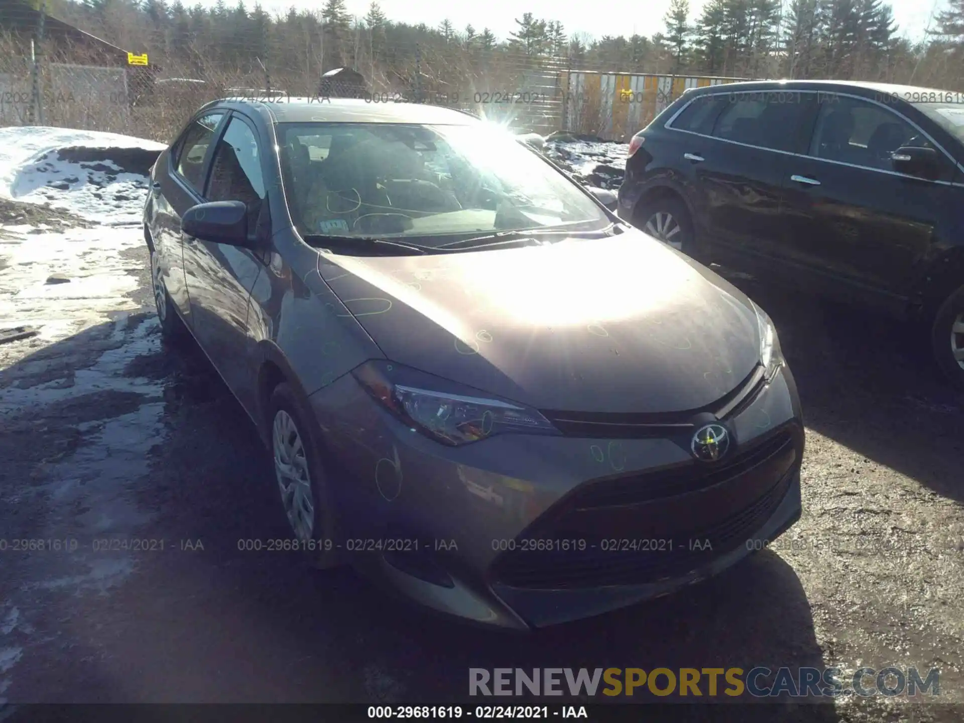 6 Photograph of a damaged car 2T1BURHE7KC177753 TOYOTA COROLLA 2019