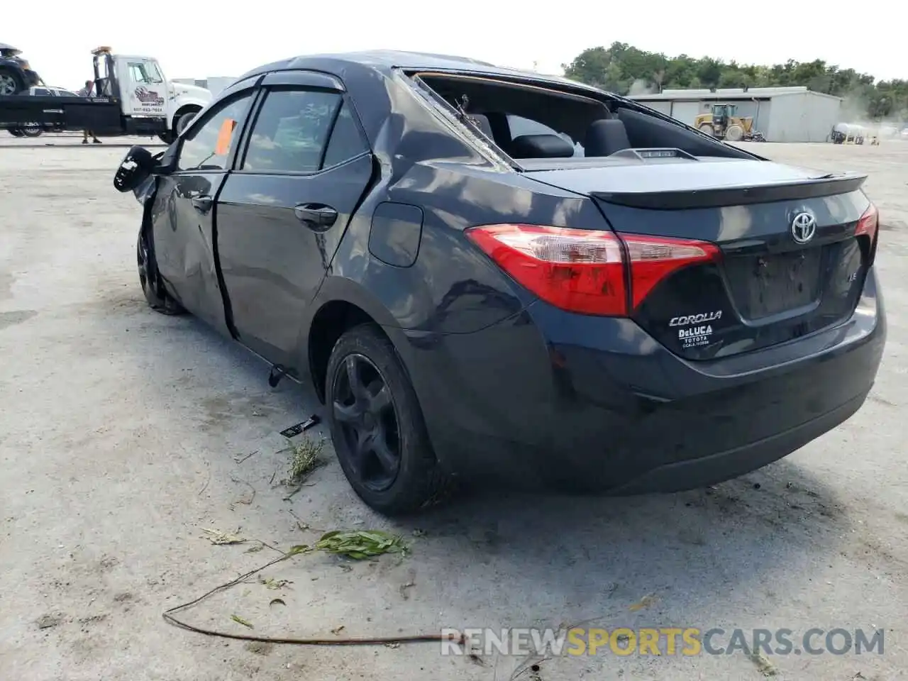 3 Photograph of a damaged car 2T1BURHE7KC177977 TOYOTA COROLLA 2019