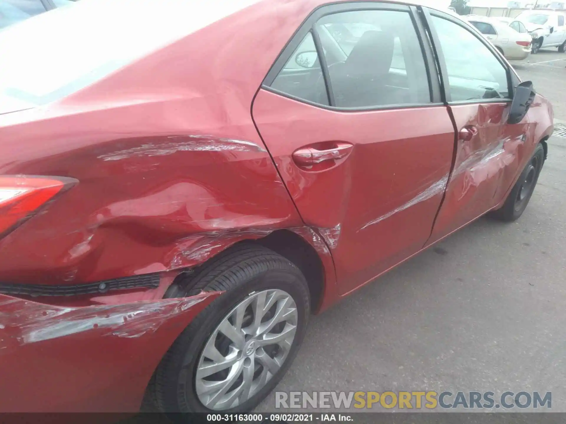 6 Photograph of a damaged car 2T1BURHE7KC178191 TOYOTA COROLLA 2019