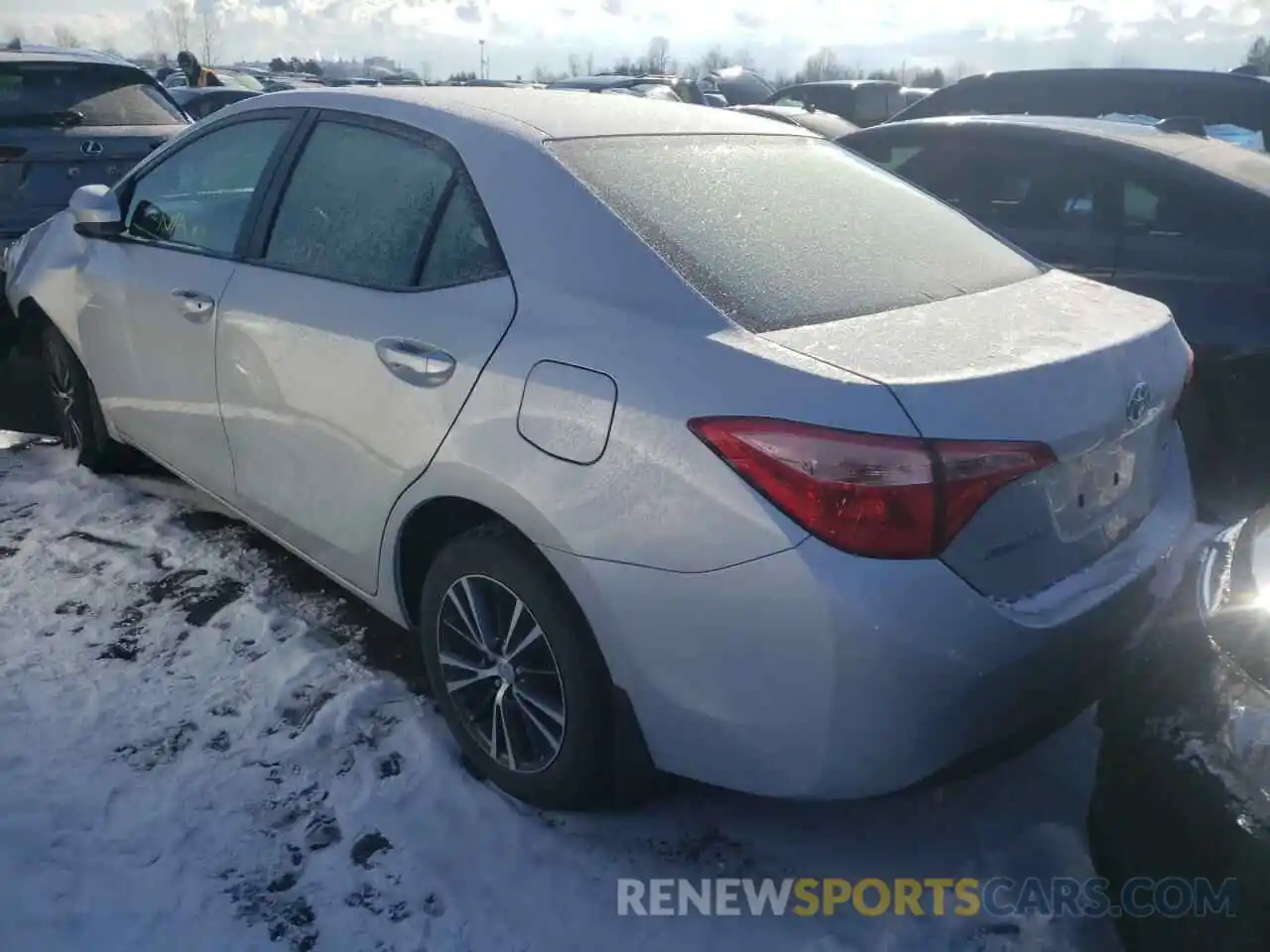 3 Photograph of a damaged car 2T1BURHE7KC178238 TOYOTA COROLLA 2019