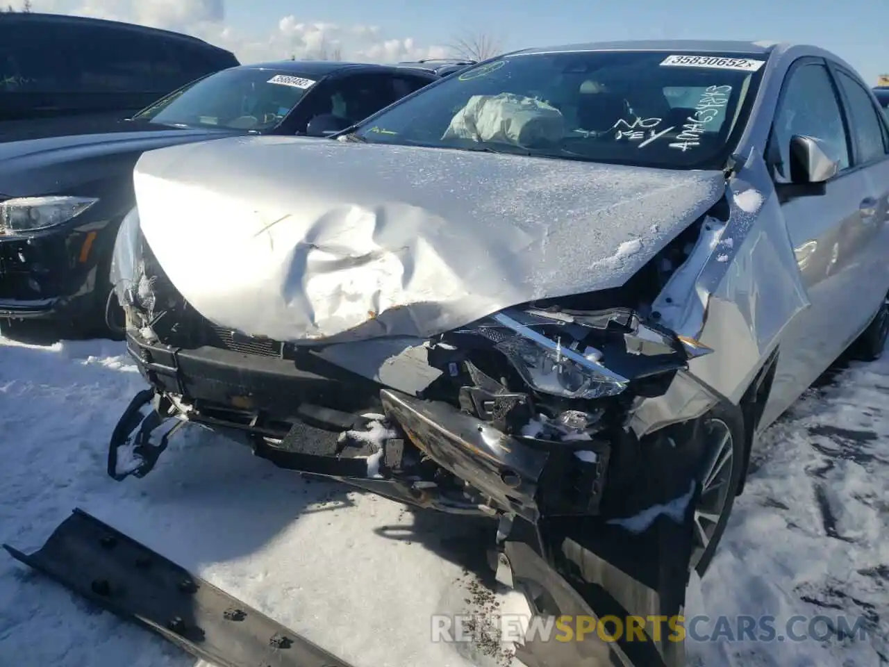 9 Photograph of a damaged car 2T1BURHE7KC178238 TOYOTA COROLLA 2019