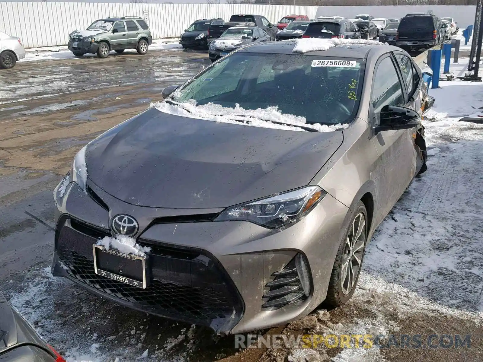 2 Photograph of a damaged car 2T1BURHE7KC178773 TOYOTA COROLLA 2019