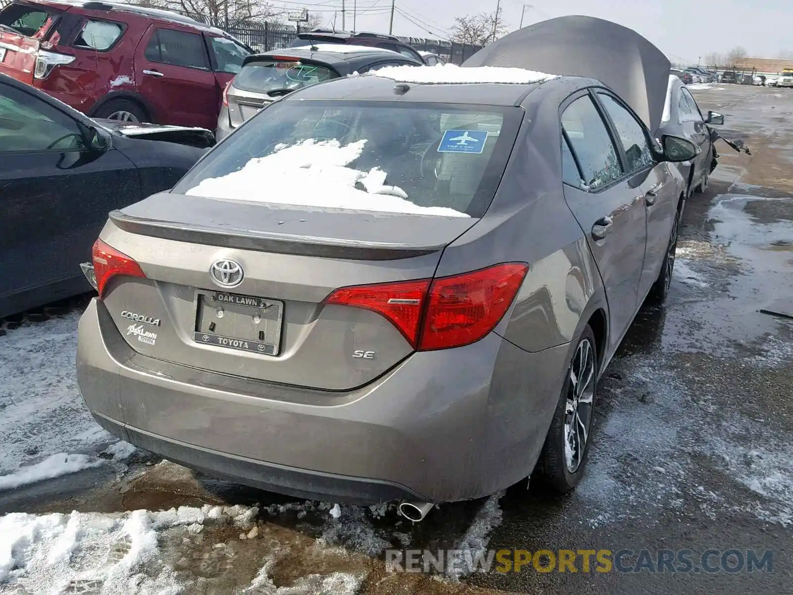 4 Photograph of a damaged car 2T1BURHE7KC178773 TOYOTA COROLLA 2019