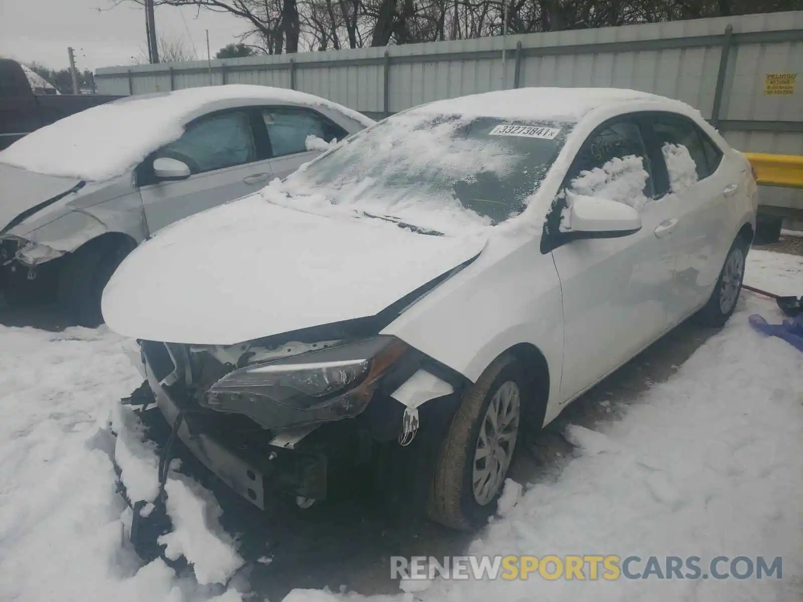 2 Photograph of a damaged car 2T1BURHE7KC179017 TOYOTA COROLLA 2019