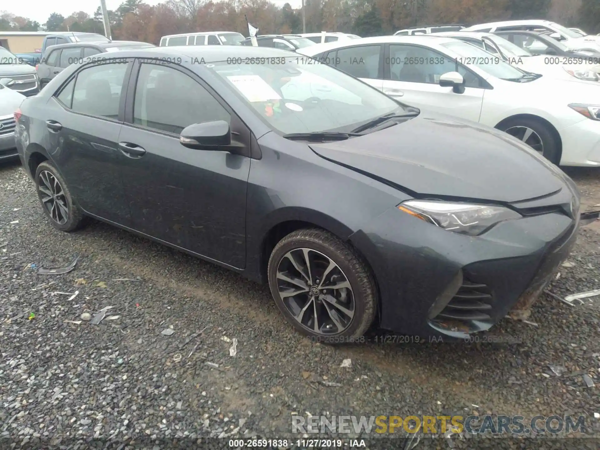 1 Photograph of a damaged car 2T1BURHE7KC179177 TOYOTA COROLLA 2019