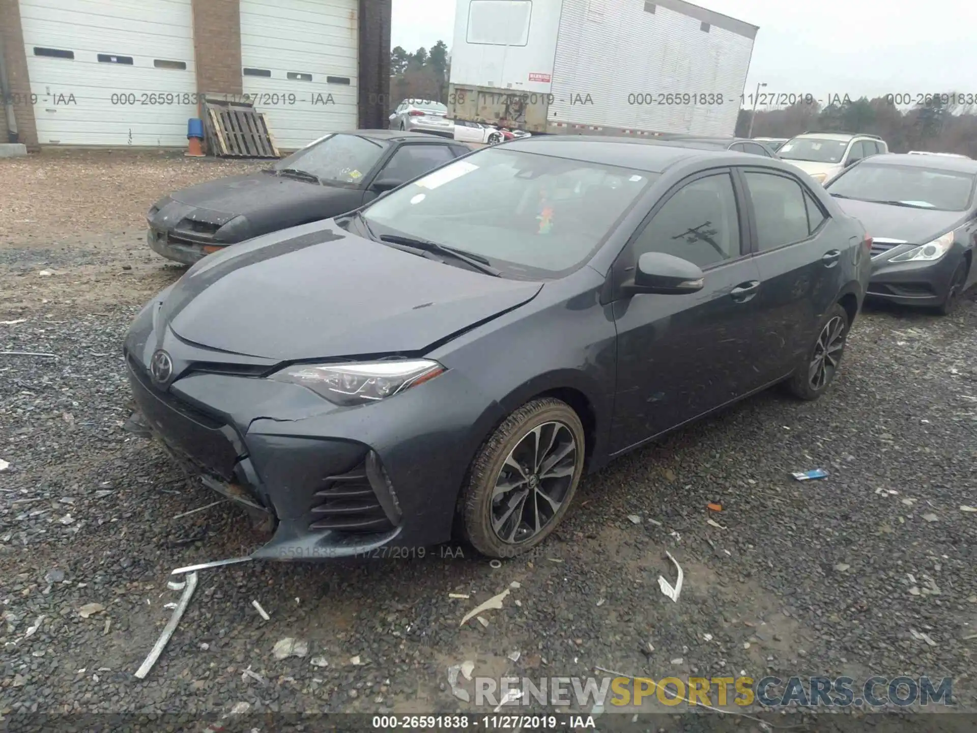 2 Photograph of a damaged car 2T1BURHE7KC179177 TOYOTA COROLLA 2019