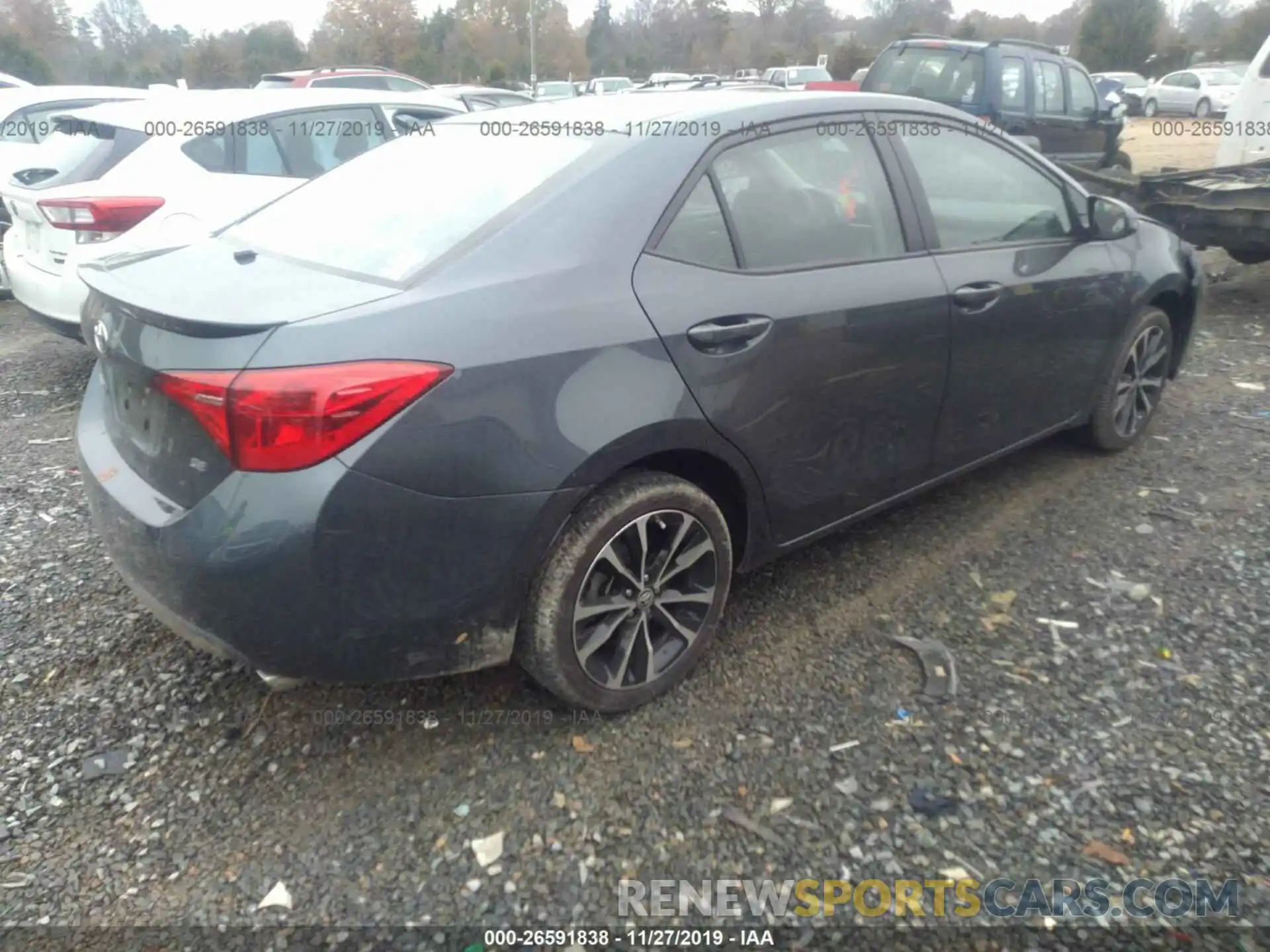 4 Photograph of a damaged car 2T1BURHE7KC179177 TOYOTA COROLLA 2019