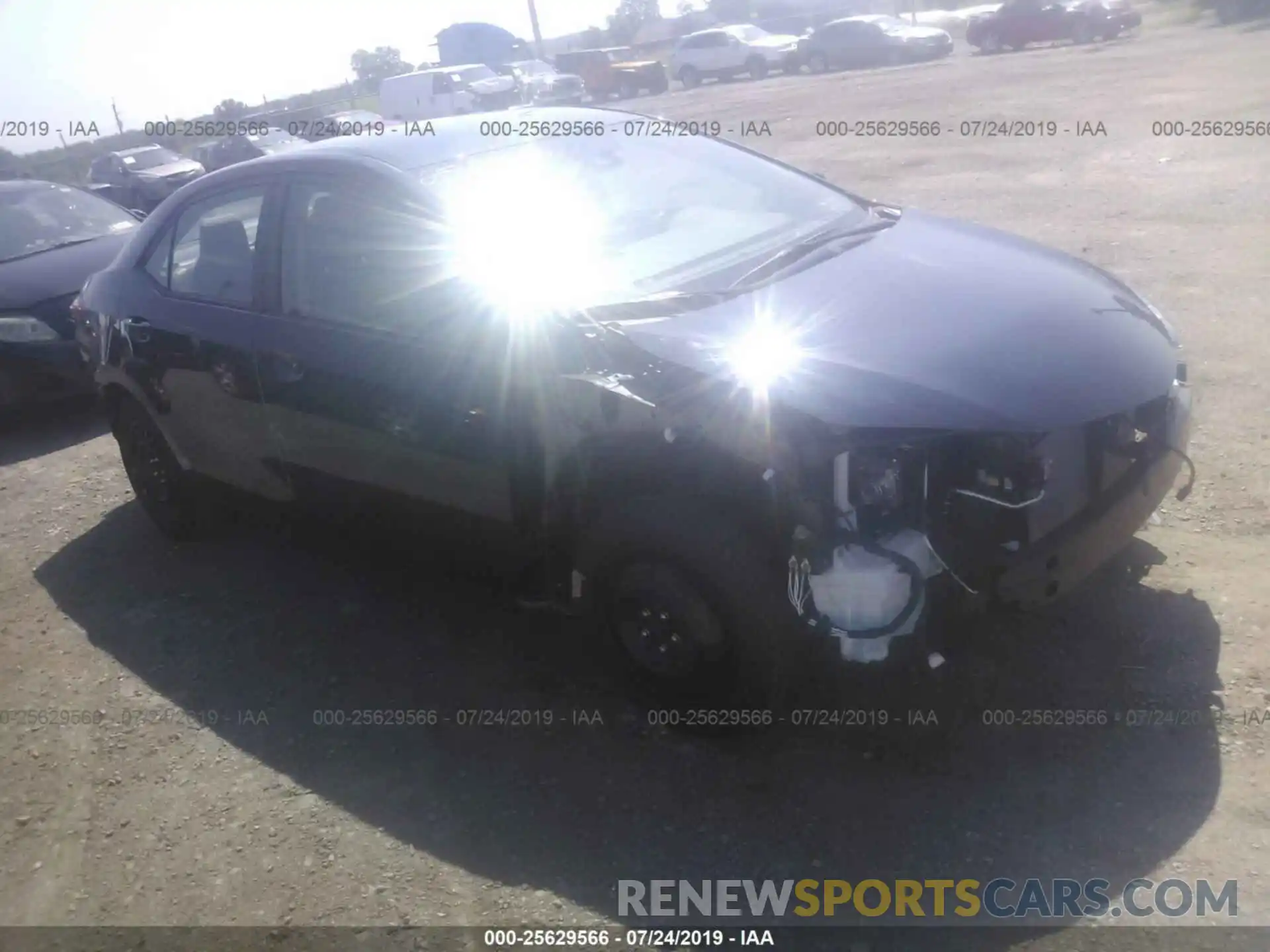 1 Photograph of a damaged car 2T1BURHE7KC179762 TOYOTA COROLLA 2019