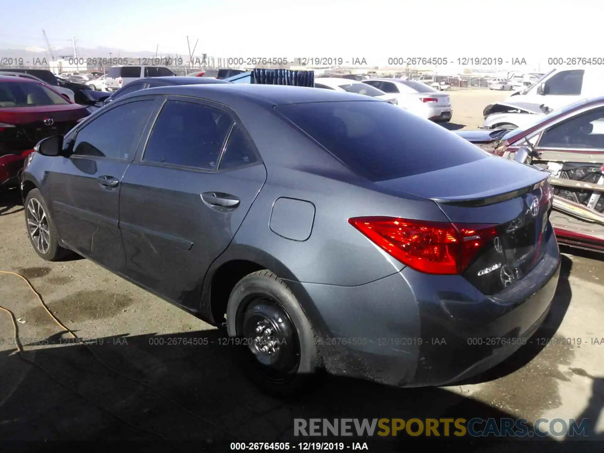 3 Photograph of a damaged car 2T1BURHE7KC179972 TOYOTA COROLLA 2019