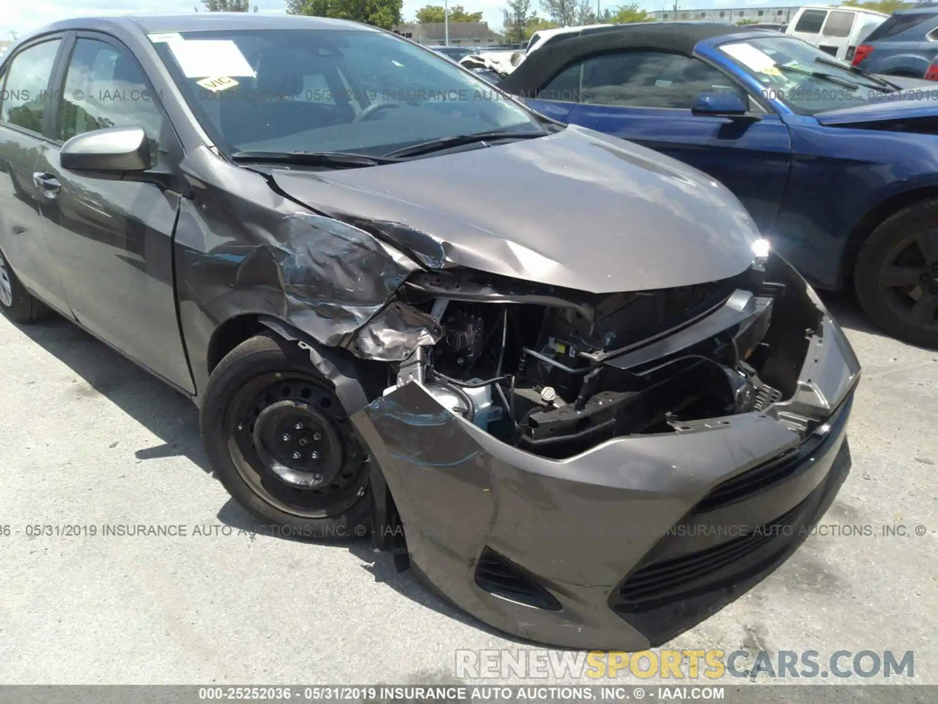 6 Photograph of a damaged car 2T1BURHE7KC180054 TOYOTA COROLLA 2019