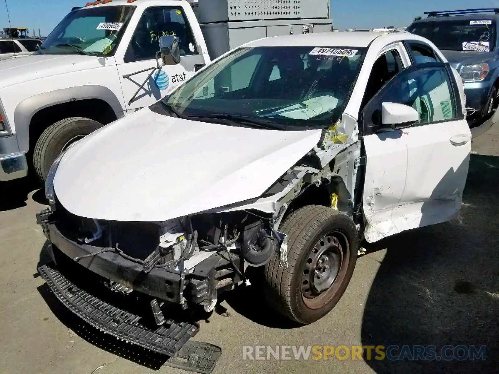 2 Photograph of a damaged car 2T1BURHE7KC180152 TOYOTA COROLLA 2019