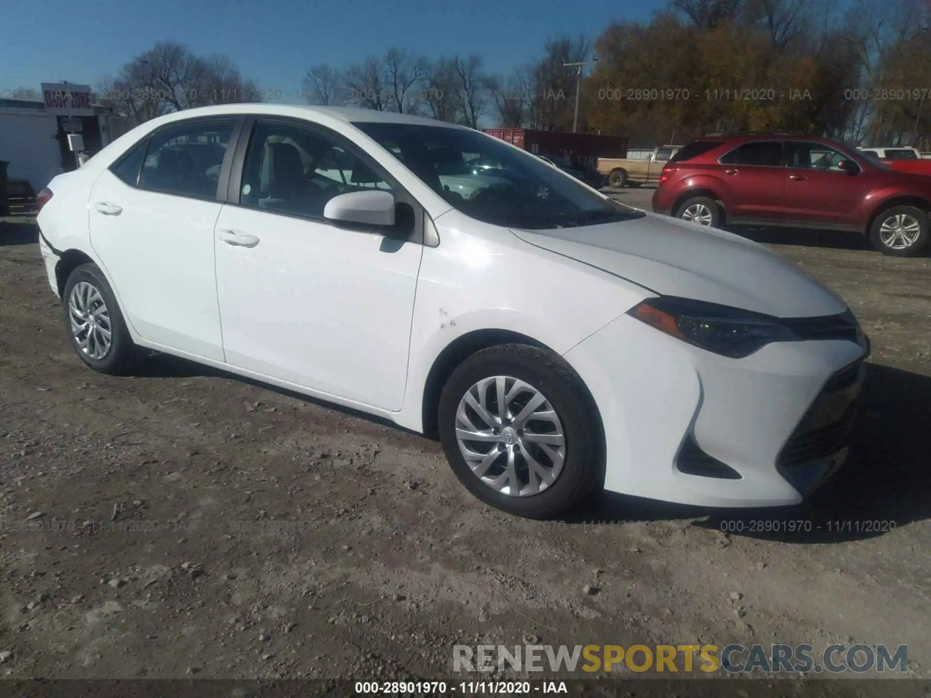 1 Photograph of a damaged car 2T1BURHE7KC180183 TOYOTA COROLLA 2019