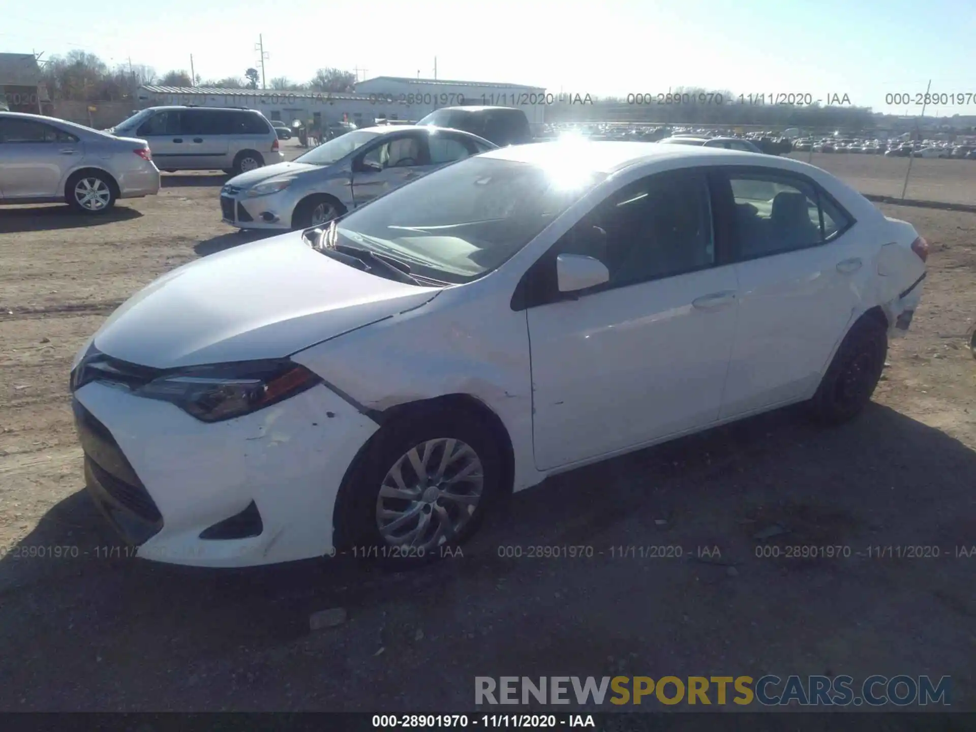 2 Photograph of a damaged car 2T1BURHE7KC180183 TOYOTA COROLLA 2019