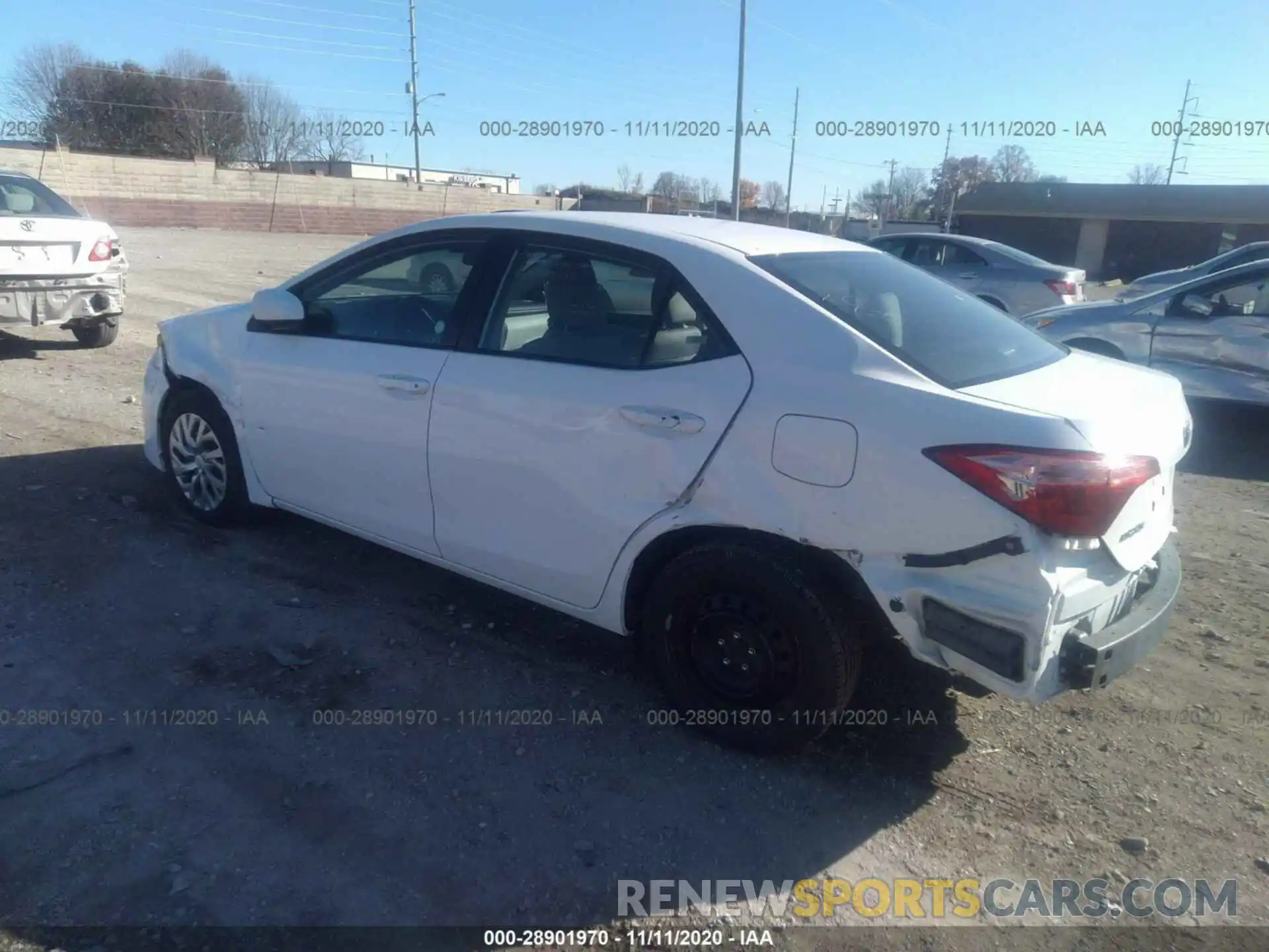 3 Photograph of a damaged car 2T1BURHE7KC180183 TOYOTA COROLLA 2019