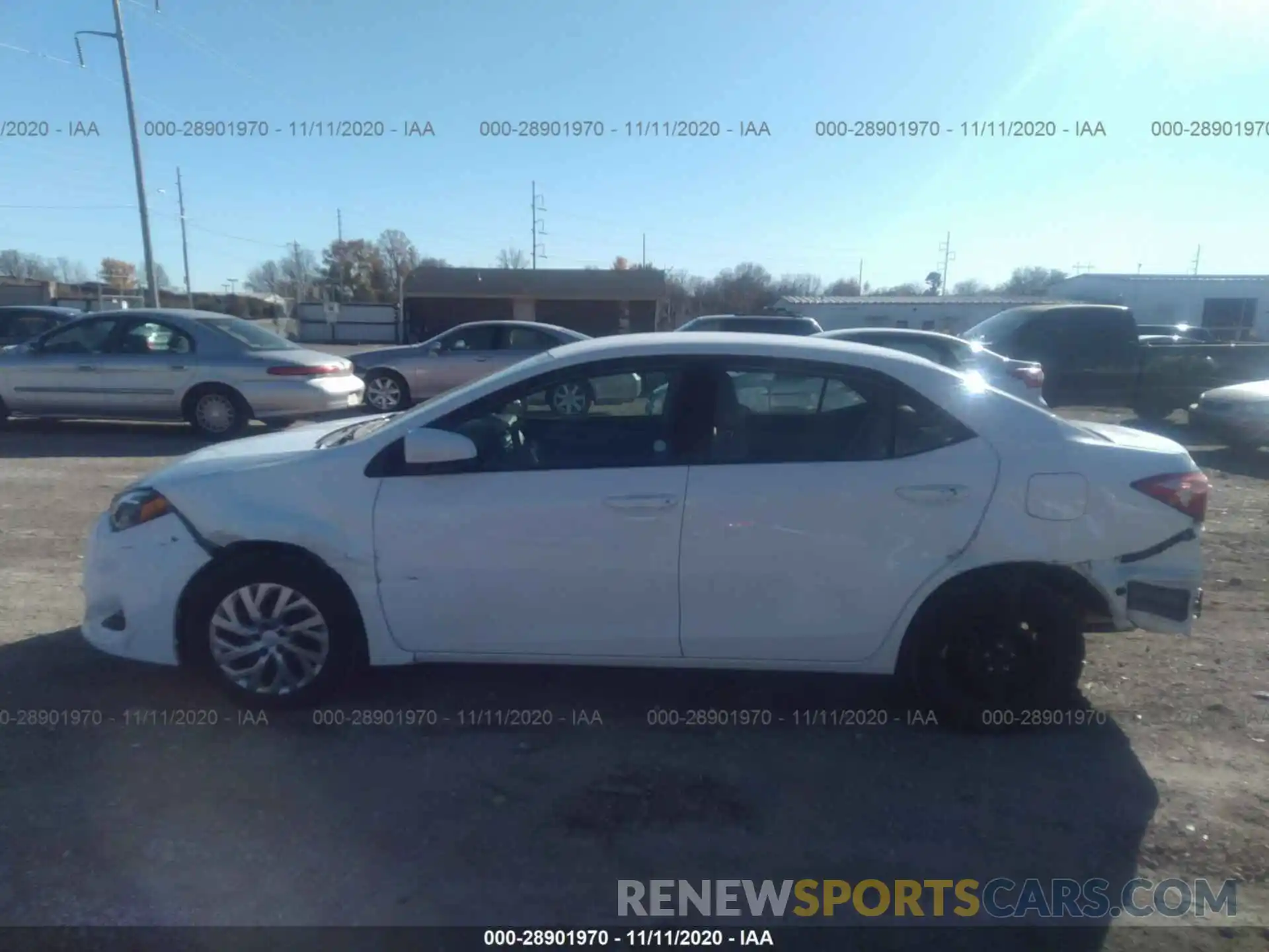 6 Photograph of a damaged car 2T1BURHE7KC180183 TOYOTA COROLLA 2019