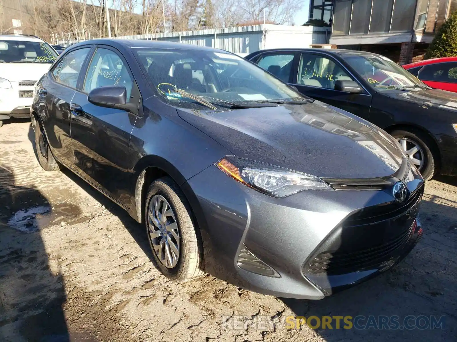 1 Photograph of a damaged car 2T1BURHE7KC180541 TOYOTA COROLLA 2019