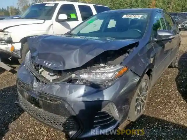 2 Photograph of a damaged car 2T1BURHE7KC180748 TOYOTA COROLLA 2019