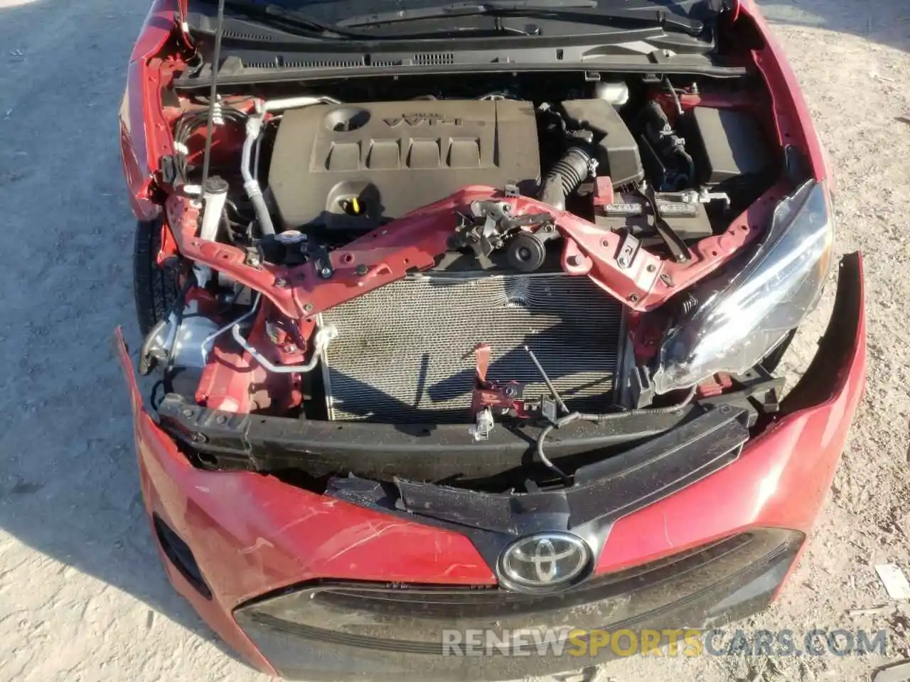 7 Photograph of a damaged car 2T1BURHE7KC180975 TOYOTA COROLLA 2019