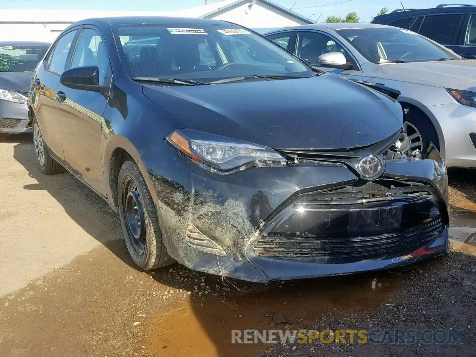 1 Photograph of a damaged car 2T1BURHE7KC180992 TOYOTA COROLLA 2019