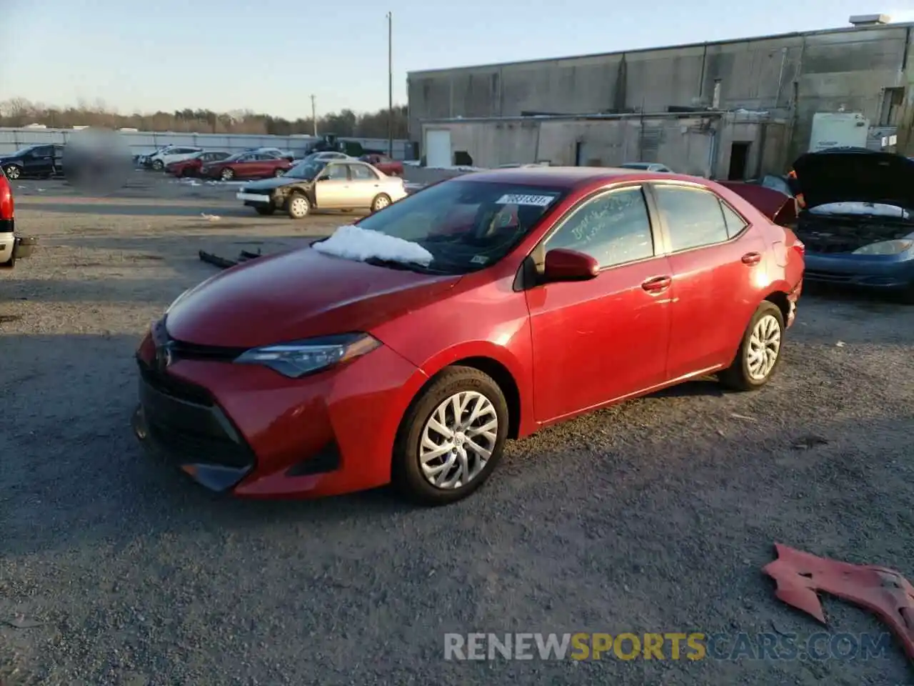 2 Photograph of a damaged car 2T1BURHE7KC181172 TOYOTA COROLLA 2019