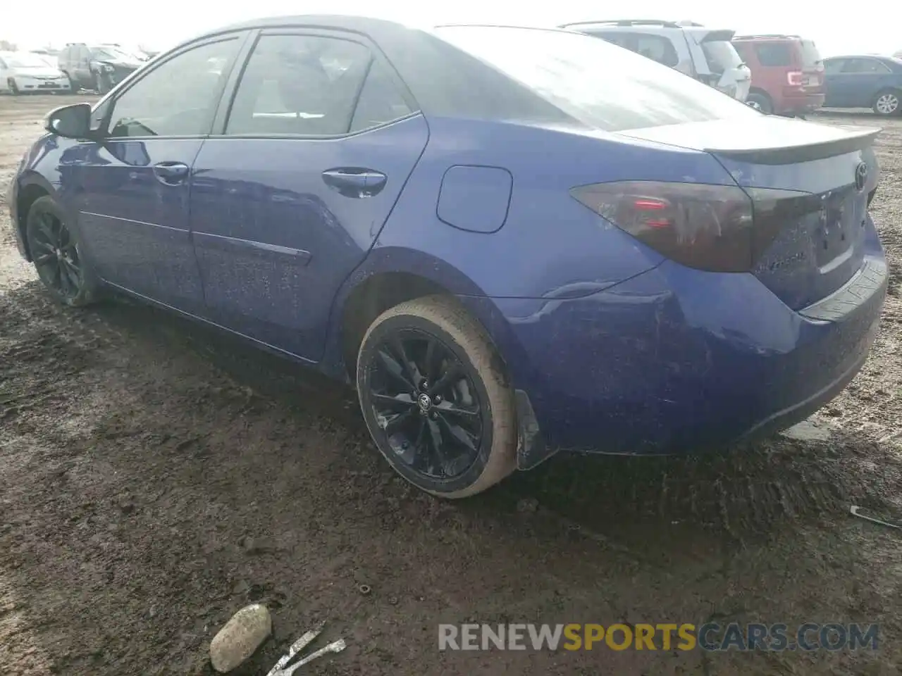 3 Photograph of a damaged car 2T1BURHE7KC182354 TOYOTA COROLLA 2019