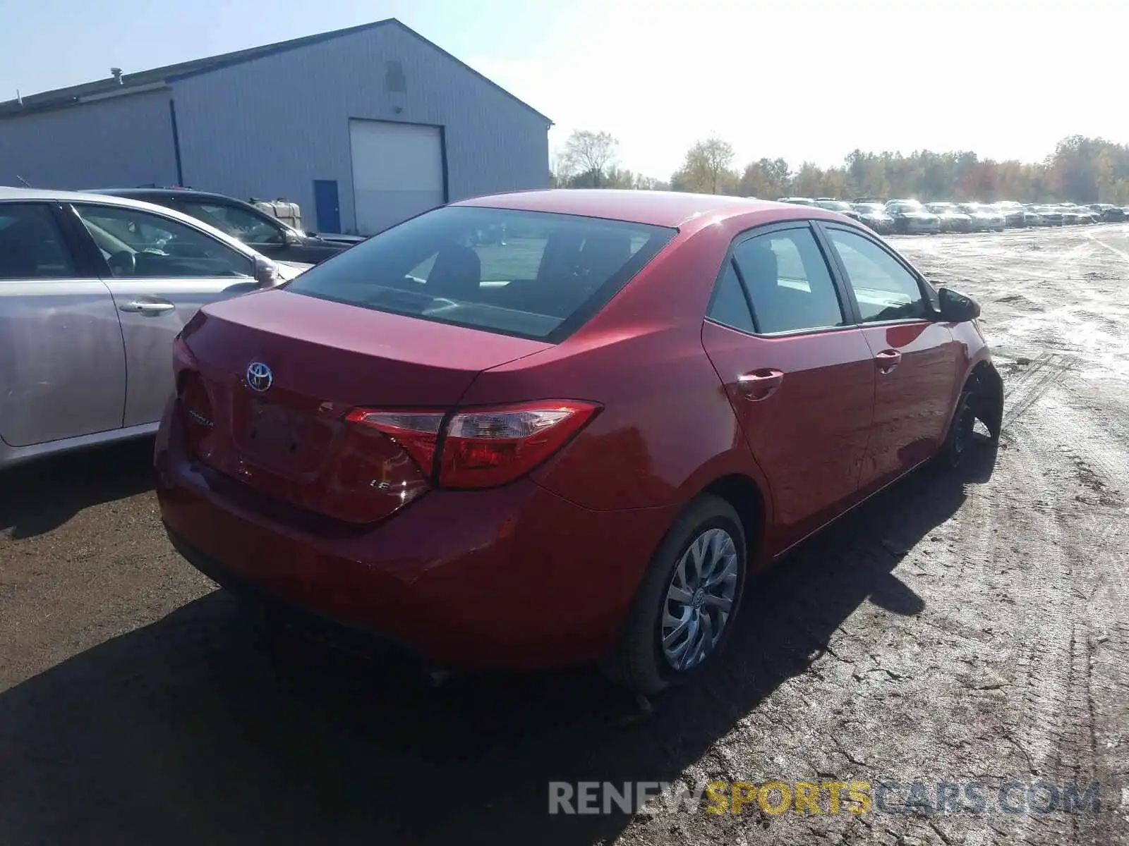 4 Photograph of a damaged car 2T1BURHE7KC182578 TOYOTA COROLLA 2019