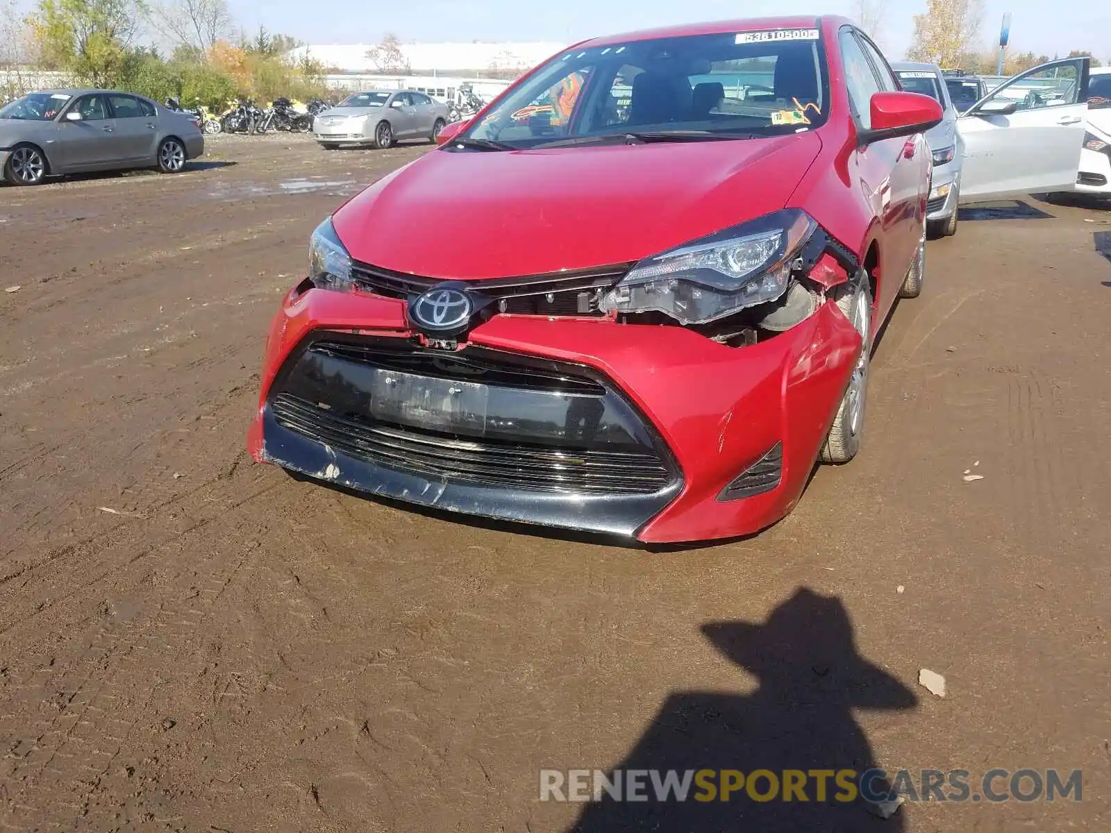 9 Photograph of a damaged car 2T1BURHE7KC182578 TOYOTA COROLLA 2019