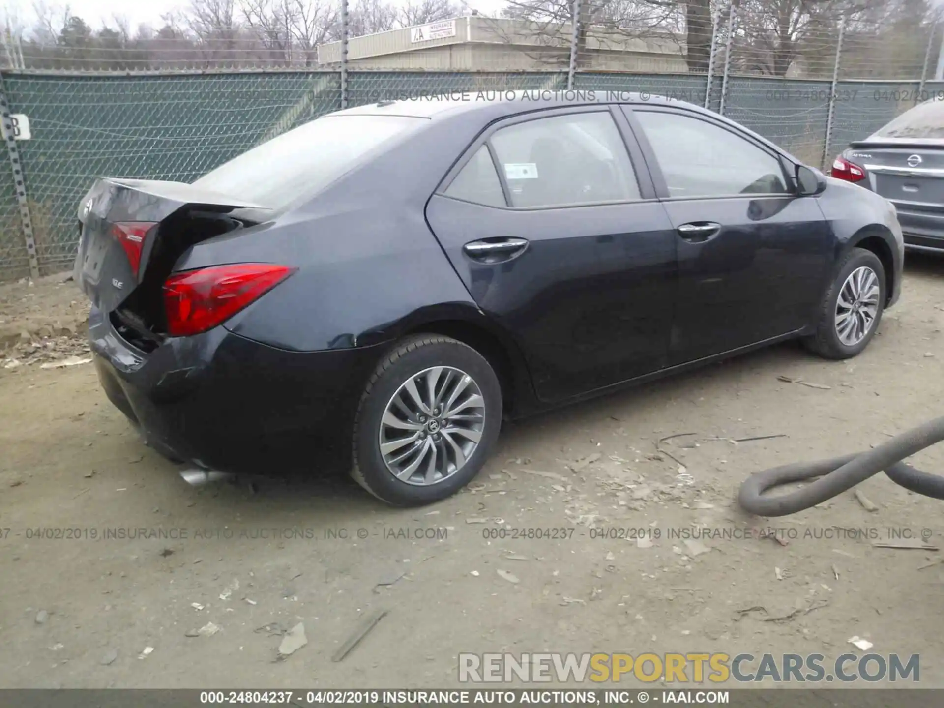 4 Photograph of a damaged car 2T1BURHE7KC182712 TOYOTA COROLLA 2019