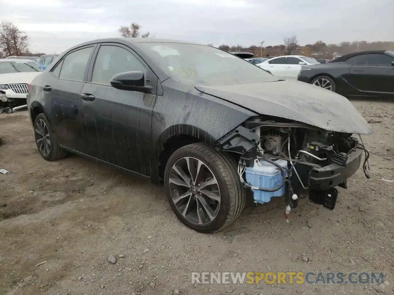 1 Photograph of a damaged car 2T1BURHE7KC182810 TOYOTA COROLLA 2019