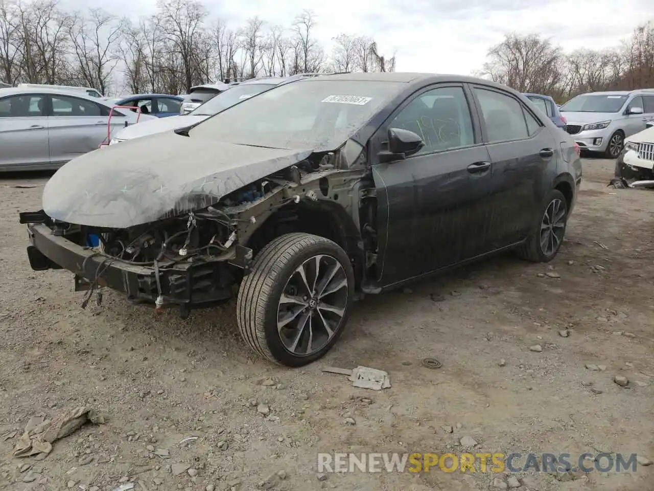 2 Photograph of a damaged car 2T1BURHE7KC182810 TOYOTA COROLLA 2019