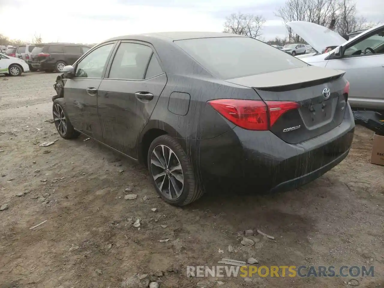 3 Photograph of a damaged car 2T1BURHE7KC182810 TOYOTA COROLLA 2019