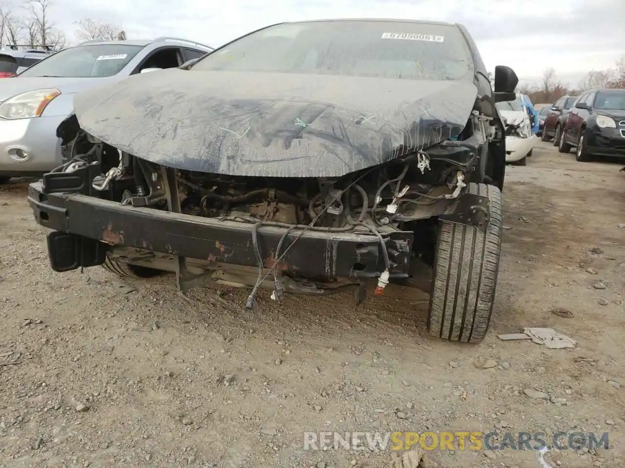 9 Photograph of a damaged car 2T1BURHE7KC182810 TOYOTA COROLLA 2019