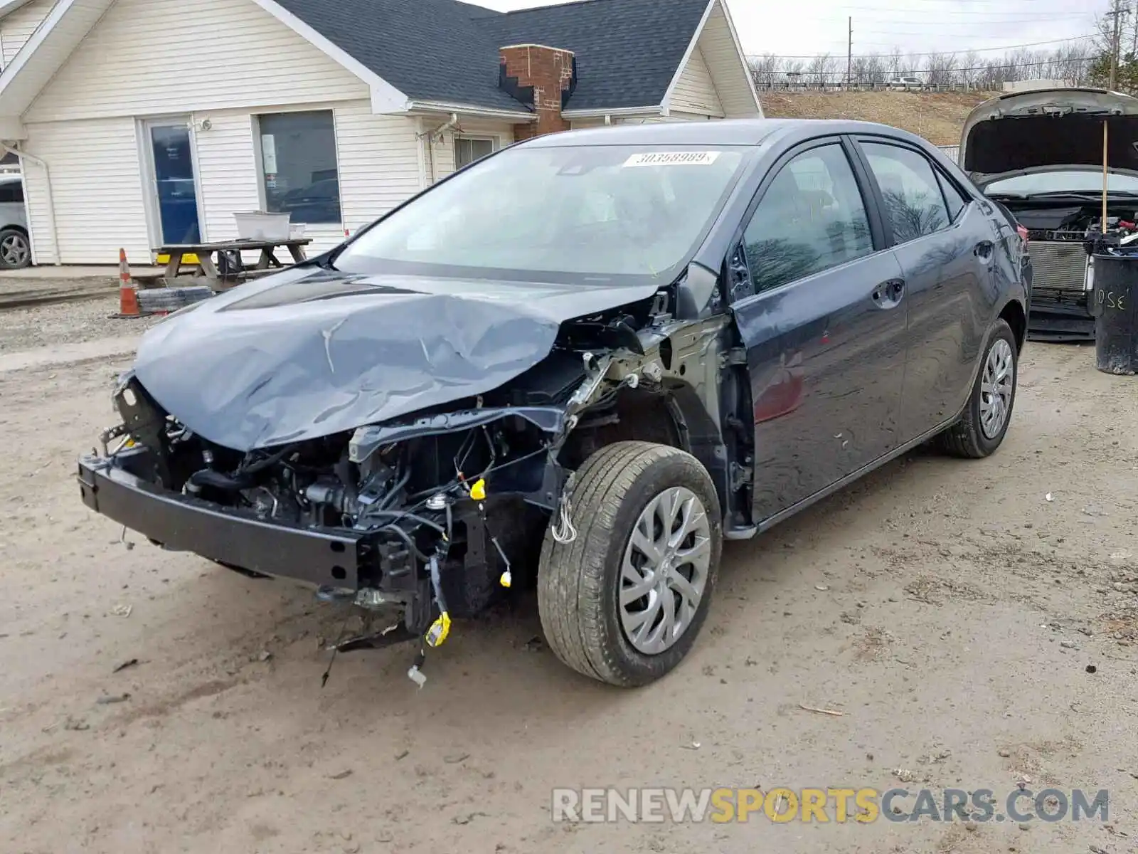 2 Photograph of a damaged car 2T1BURHE7KC183066 TOYOTA COROLLA 2019