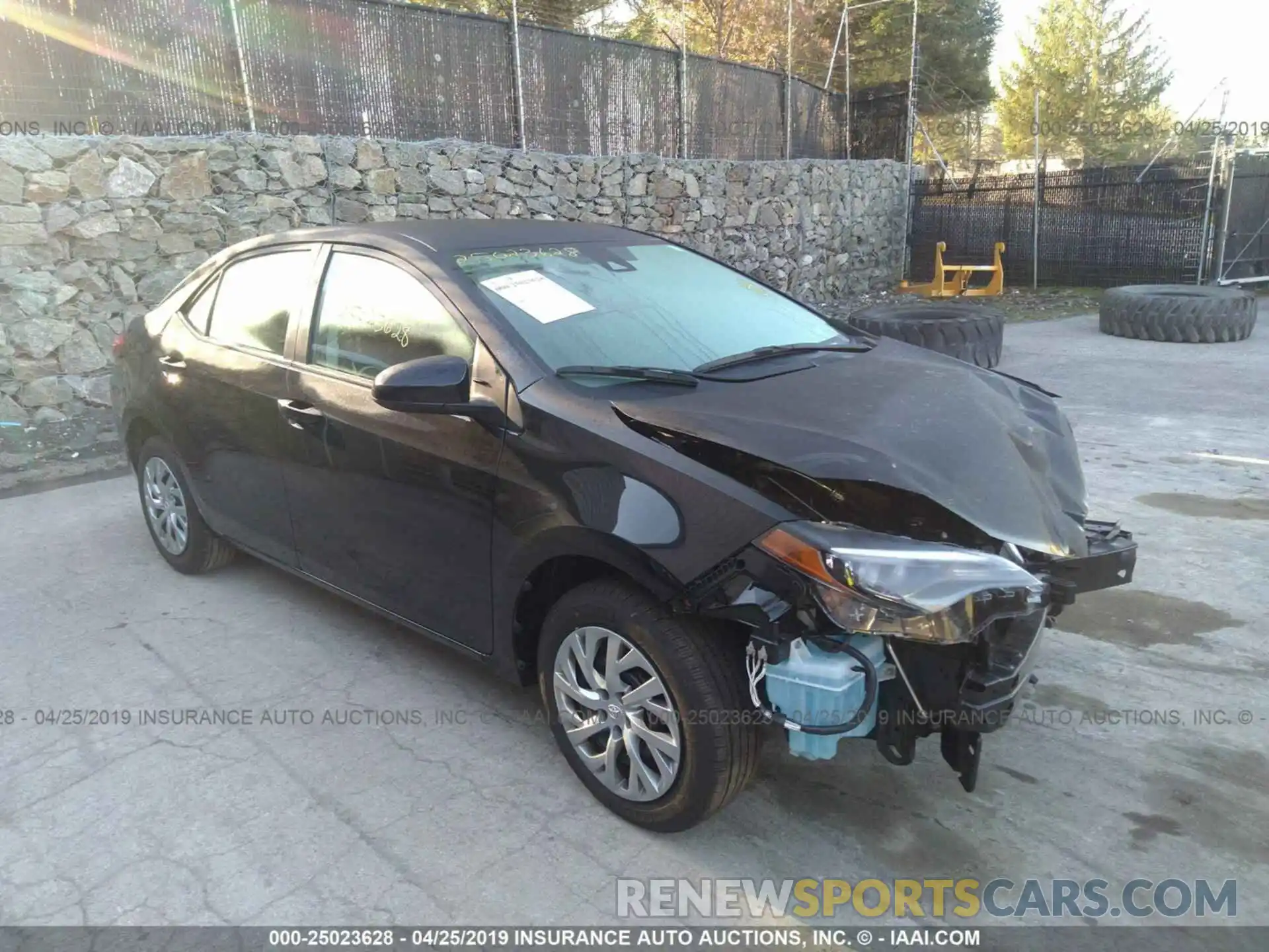 1 Photograph of a damaged car 2T1BURHE7KC183097 TOYOTA COROLLA 2019