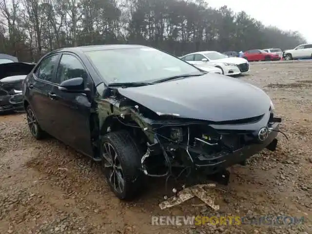 1 Photograph of a damaged car 2T1BURHE7KC183228 TOYOTA COROLLA 2019