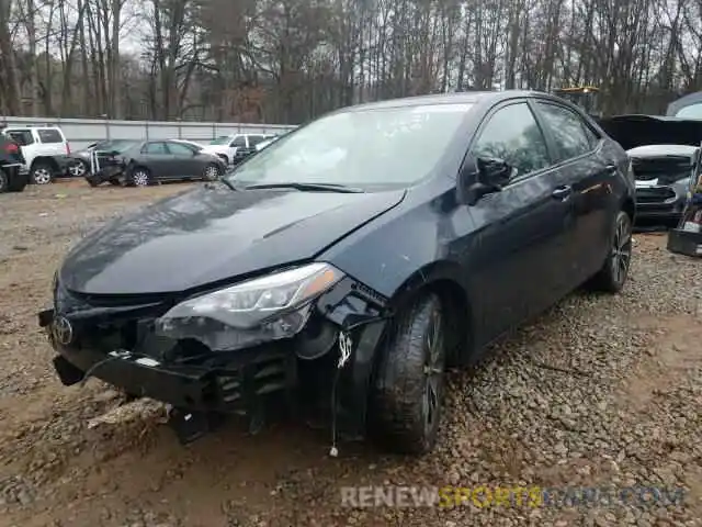 2 Фотография поврежденного автомобиля 2T1BURHE7KC183228 TOYOTA COROLLA 2019