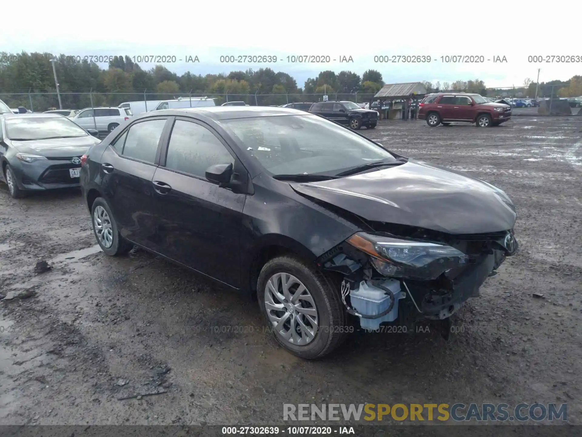 1 Photograph of a damaged car 2T1BURHE7KC183911 TOYOTA COROLLA 2019