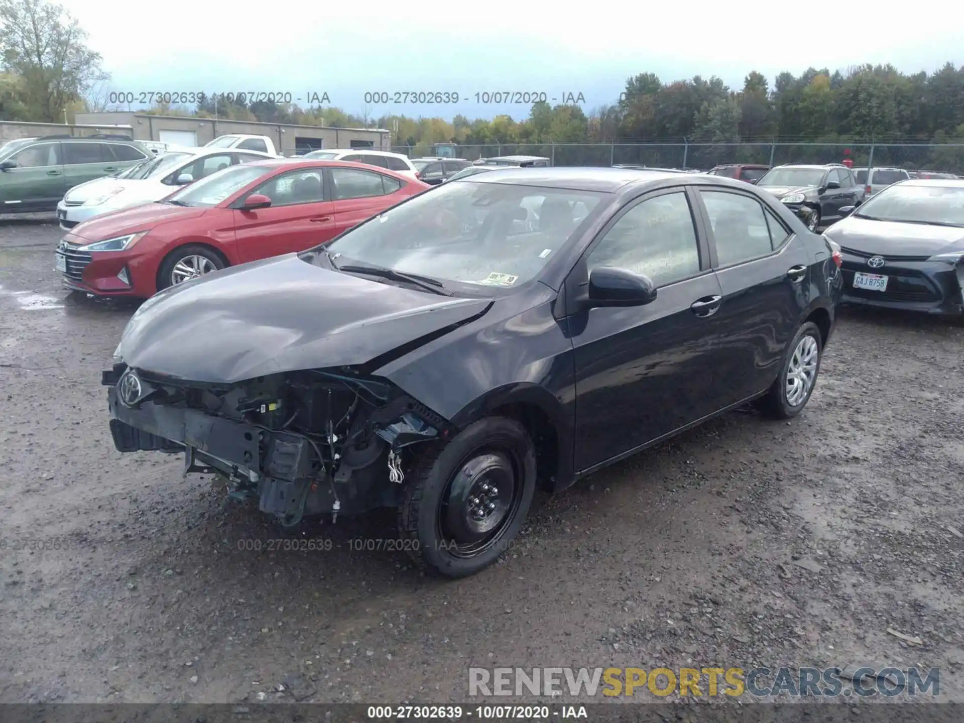 2 Photograph of a damaged car 2T1BURHE7KC183911 TOYOTA COROLLA 2019