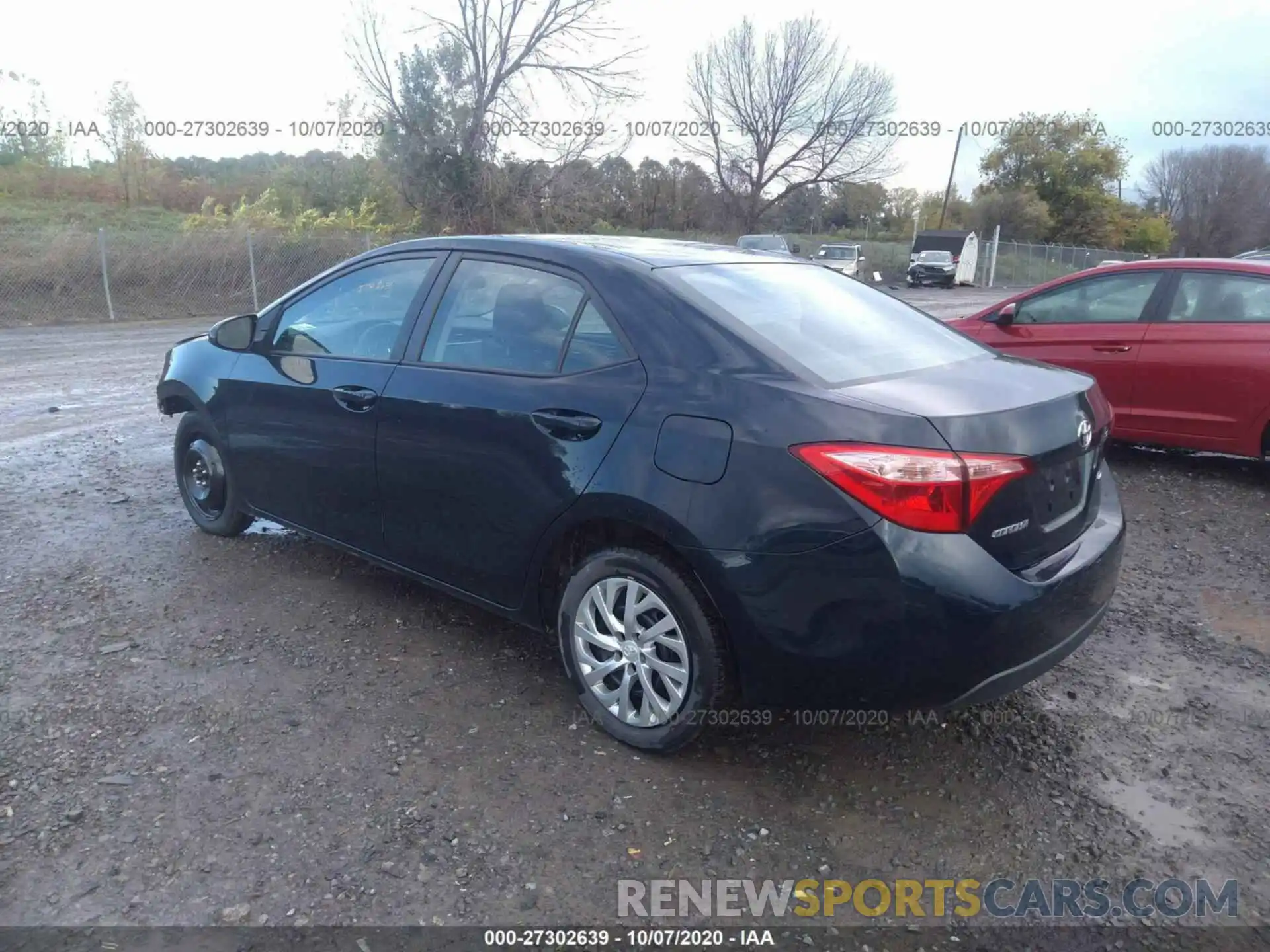 3 Photograph of a damaged car 2T1BURHE7KC183911 TOYOTA COROLLA 2019