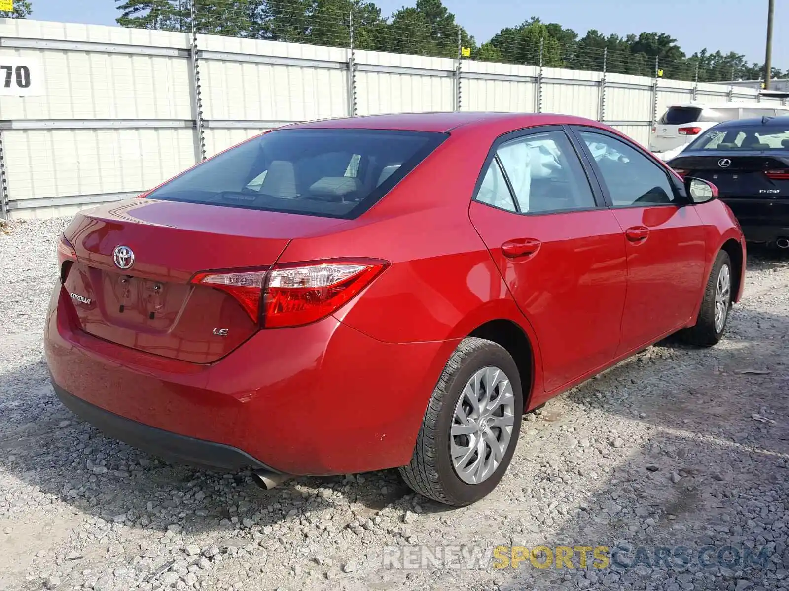 4 Photograph of a damaged car 2T1BURHE7KC184475 TOYOTA COROLLA 2019