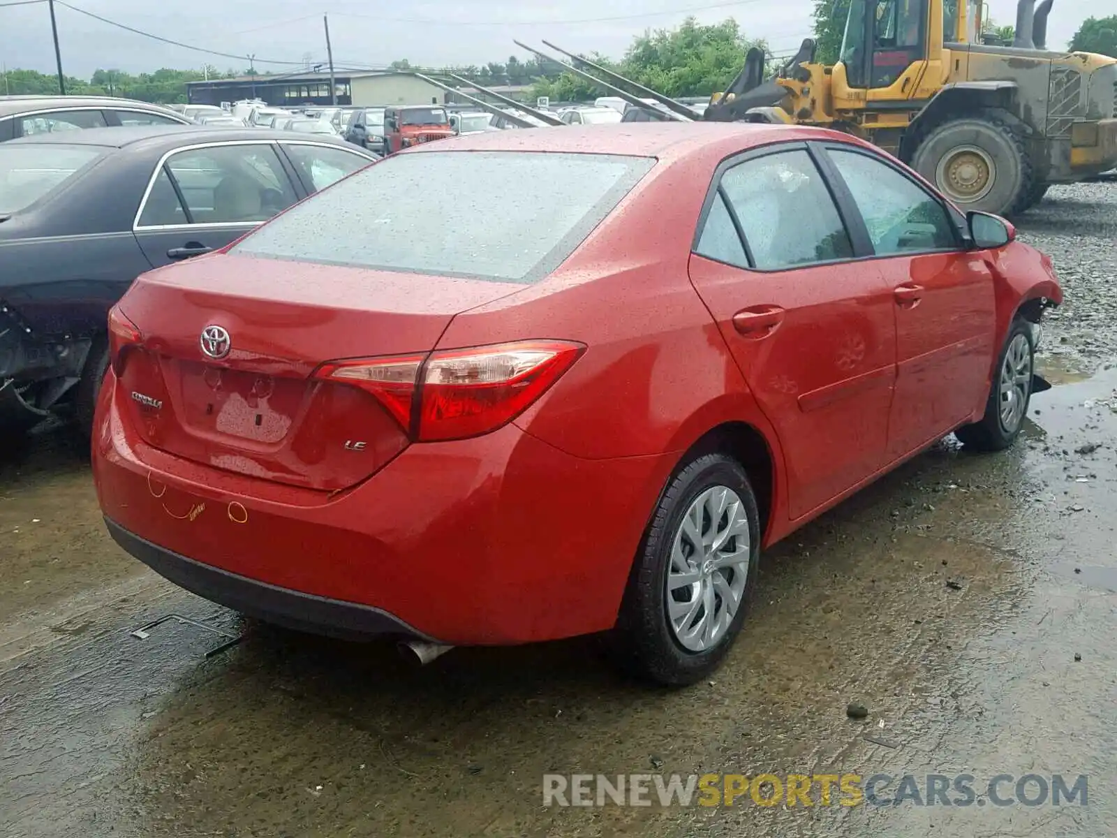 4 Photograph of a damaged car 2T1BURHE7KC184802 TOYOTA COROLLA 2019